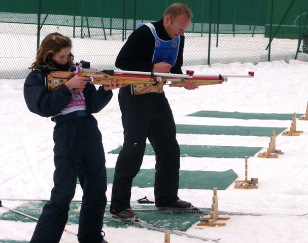 Stand position for shooting