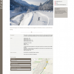 Plan pistes ski de fond Chamonix