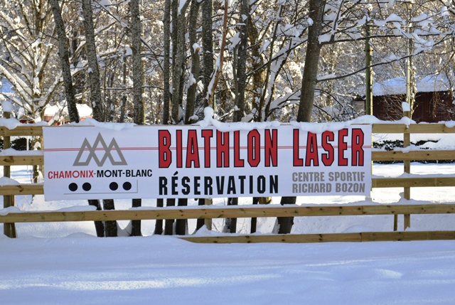 Biathlon laser range in Chamonix