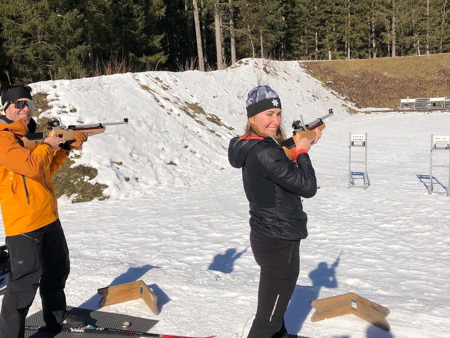 biathlon pour groupe chamonix